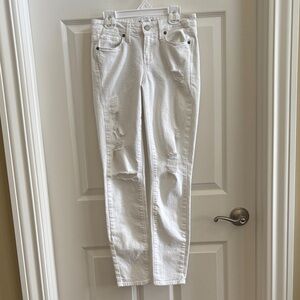 Paige white denim jeans